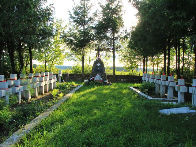 Military cemetery in Surkonty
