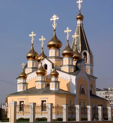 Orthodox cathedral of the Transfiguration of Jesus Christ in Yakutsk