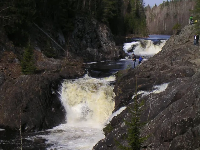 Kivach waterfall
