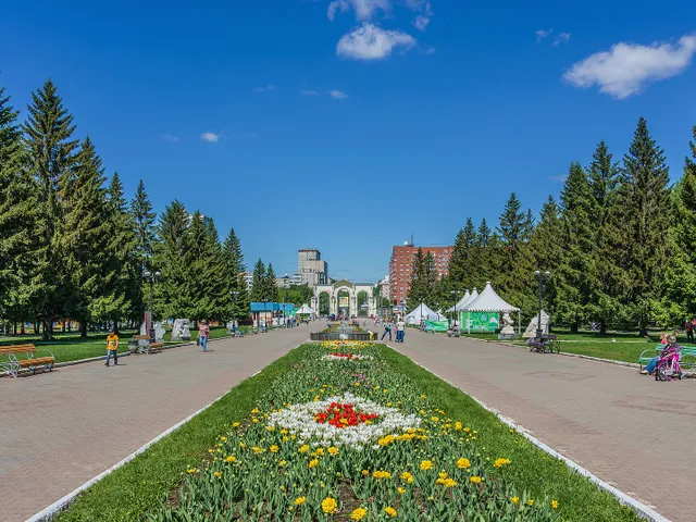 Majakovsky Park in Yekaterinburg