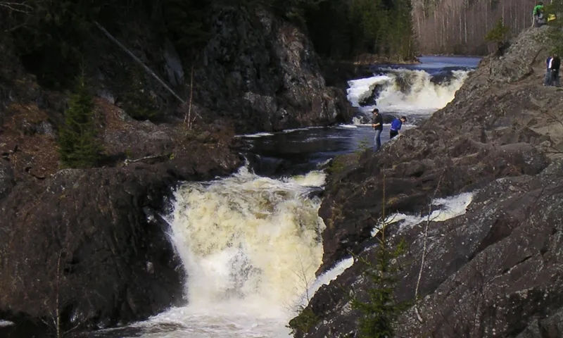 Kivach waterfall