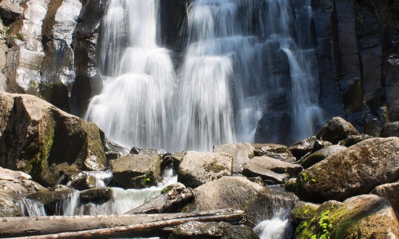 Waterfall on Left Gorbaty Spring